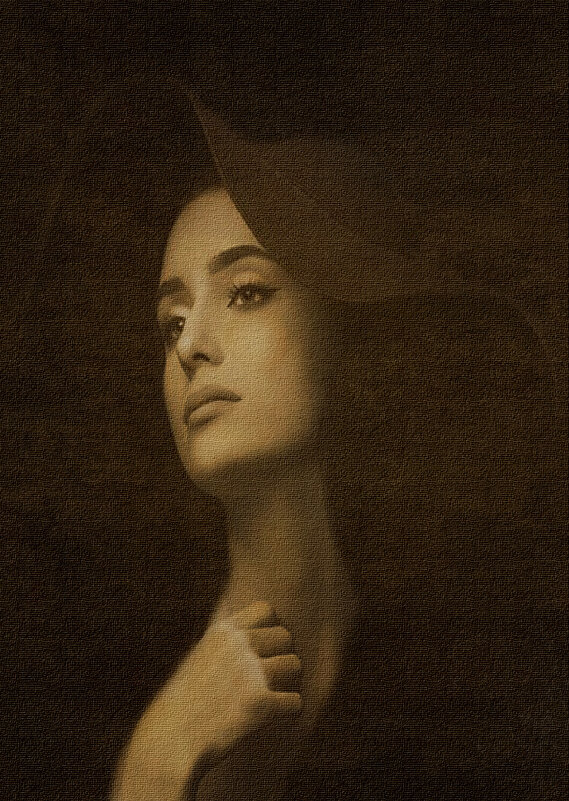 Портрет   в стиле ретро - Е.М. ***