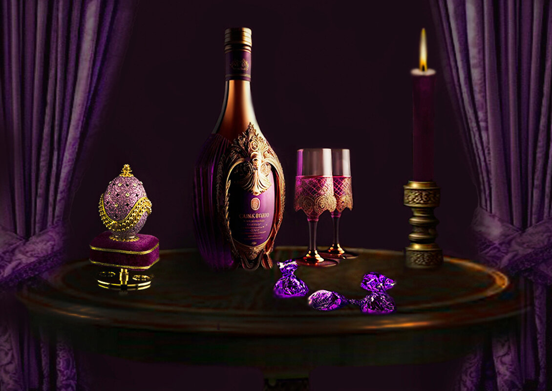 Праздничный натюрморт - Е.М. ***