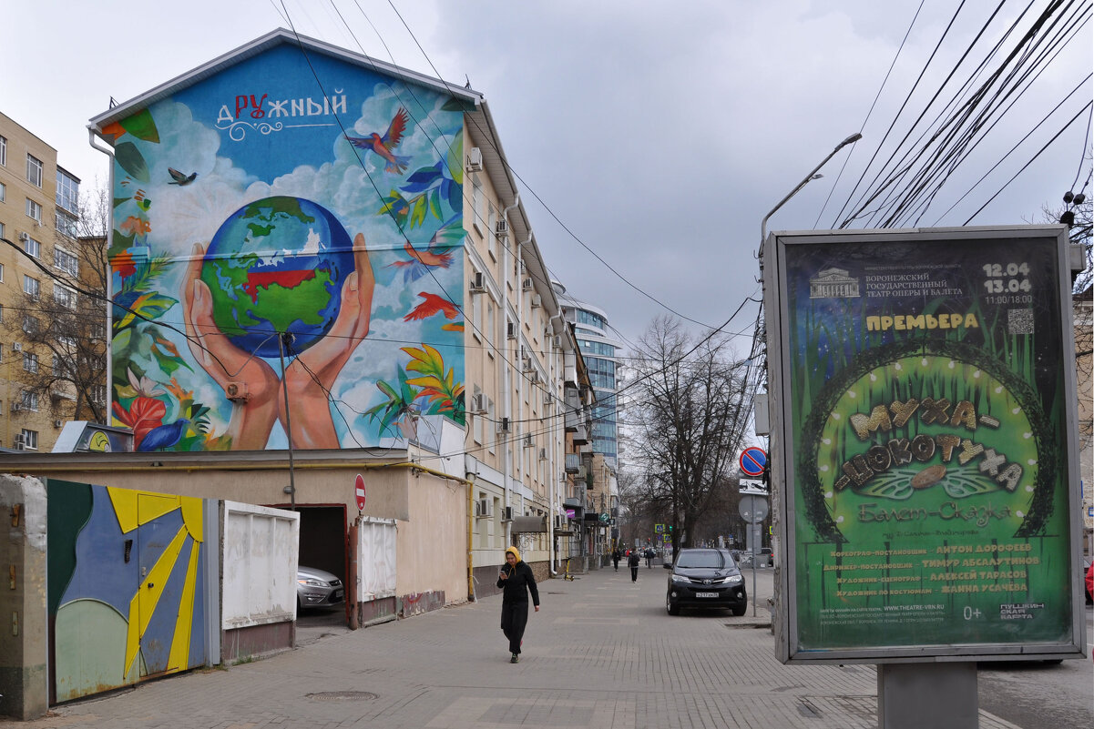 Мурал "Дружный" - Татьяна Машошина