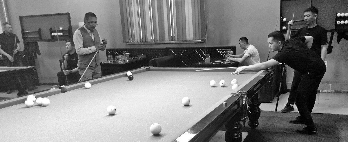 Матч билиардистов - Андрей Хлопонин Матч билиардистов - Андрей Хлопонин