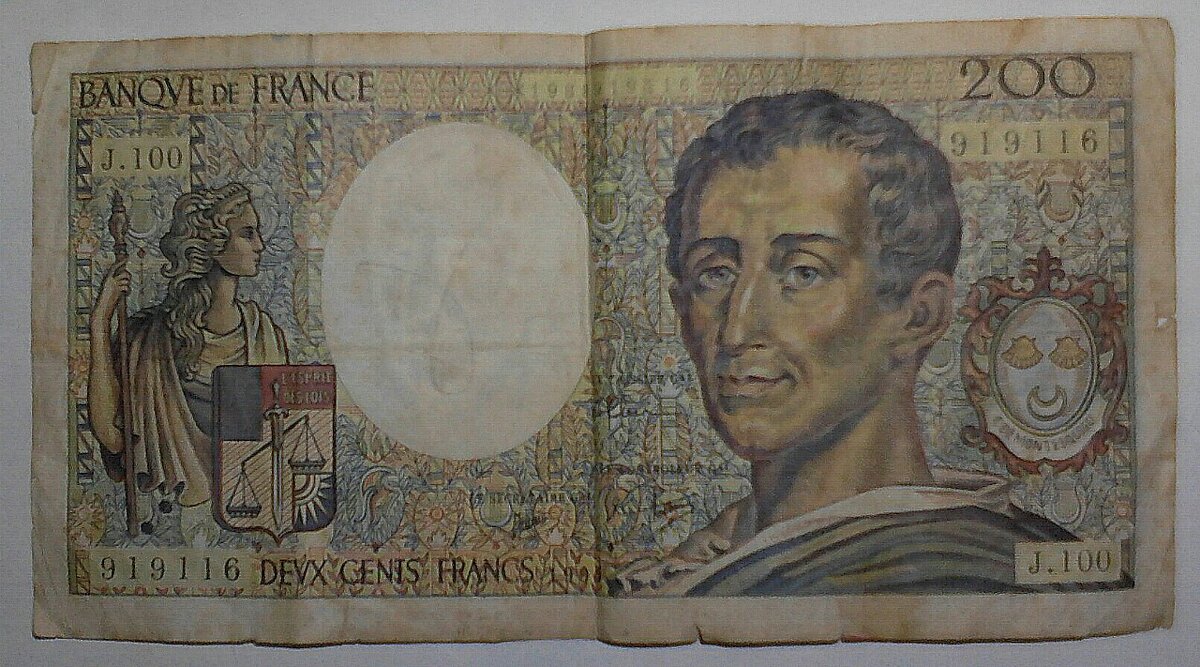 Бона. Франция 200 франков - Виктор  /  Victor Соболенко  /  Sobolenko