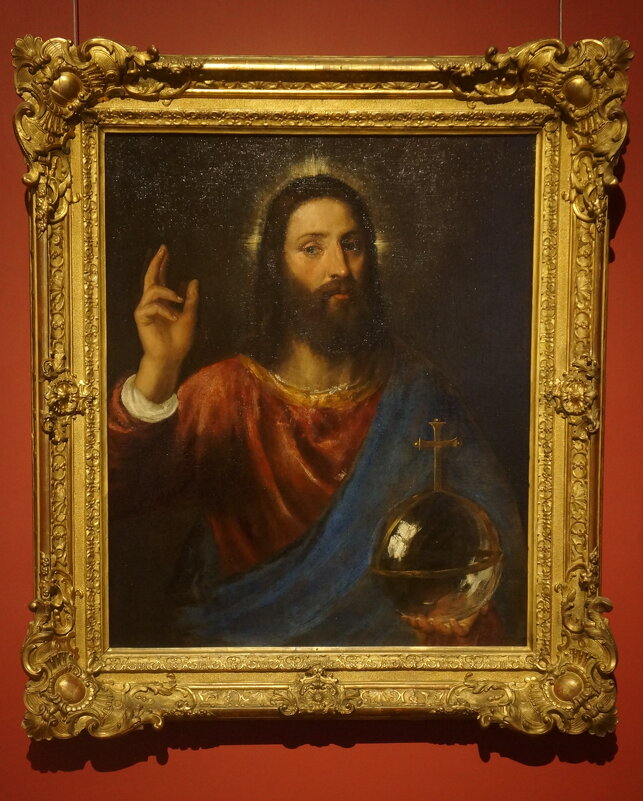 Христос-Вседержитель / Тициан / 1570 - zavitok *