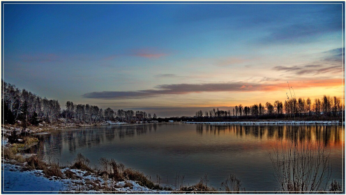 Вечером на озере - Сергей Швечков Вечером на озере - Сергей Швечков