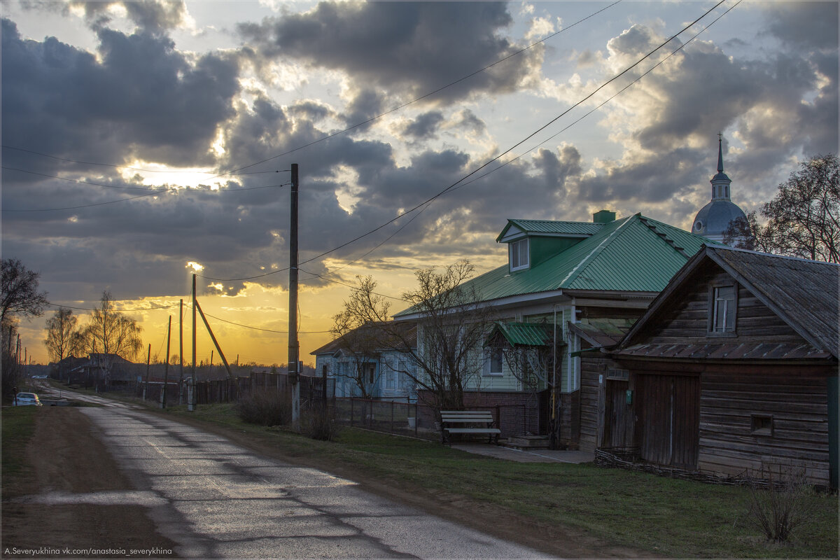 вечерний свет над Истобенском - Анастасия Северюхина вечерний свет над Истобенском - Анастасия Северюхина