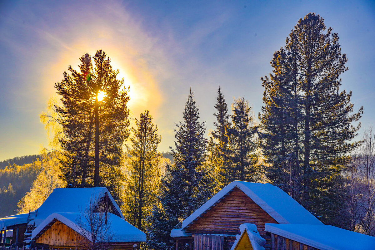 Морозный день - юрий Амосов Морозный день - юрий Амосов