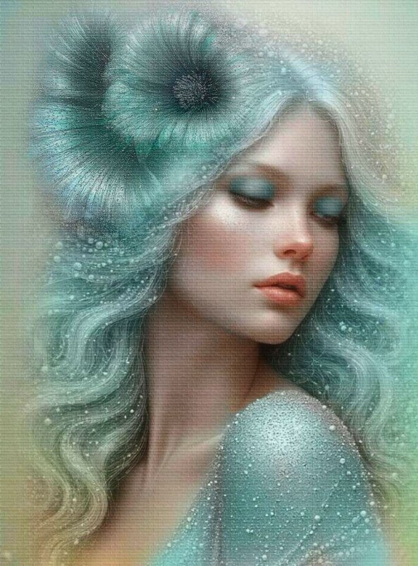 Девушка в голубом - Е.М. ***