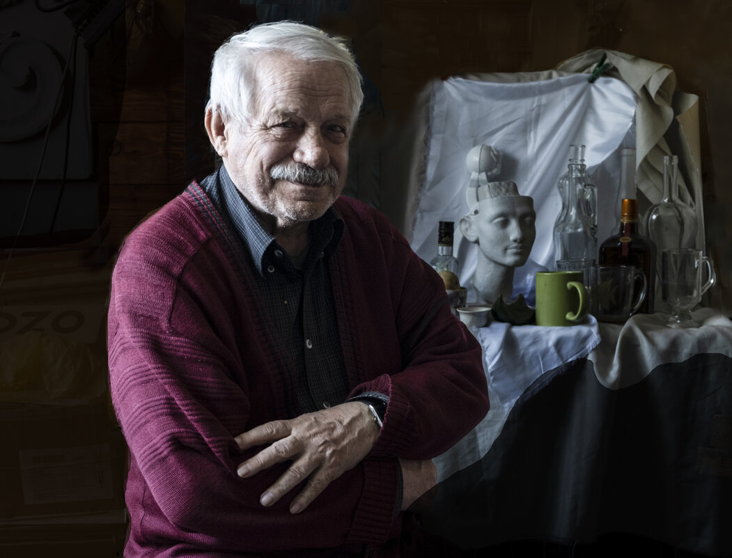 Натюрморт с художником - Евгений Натюрморт с художником - Евгений