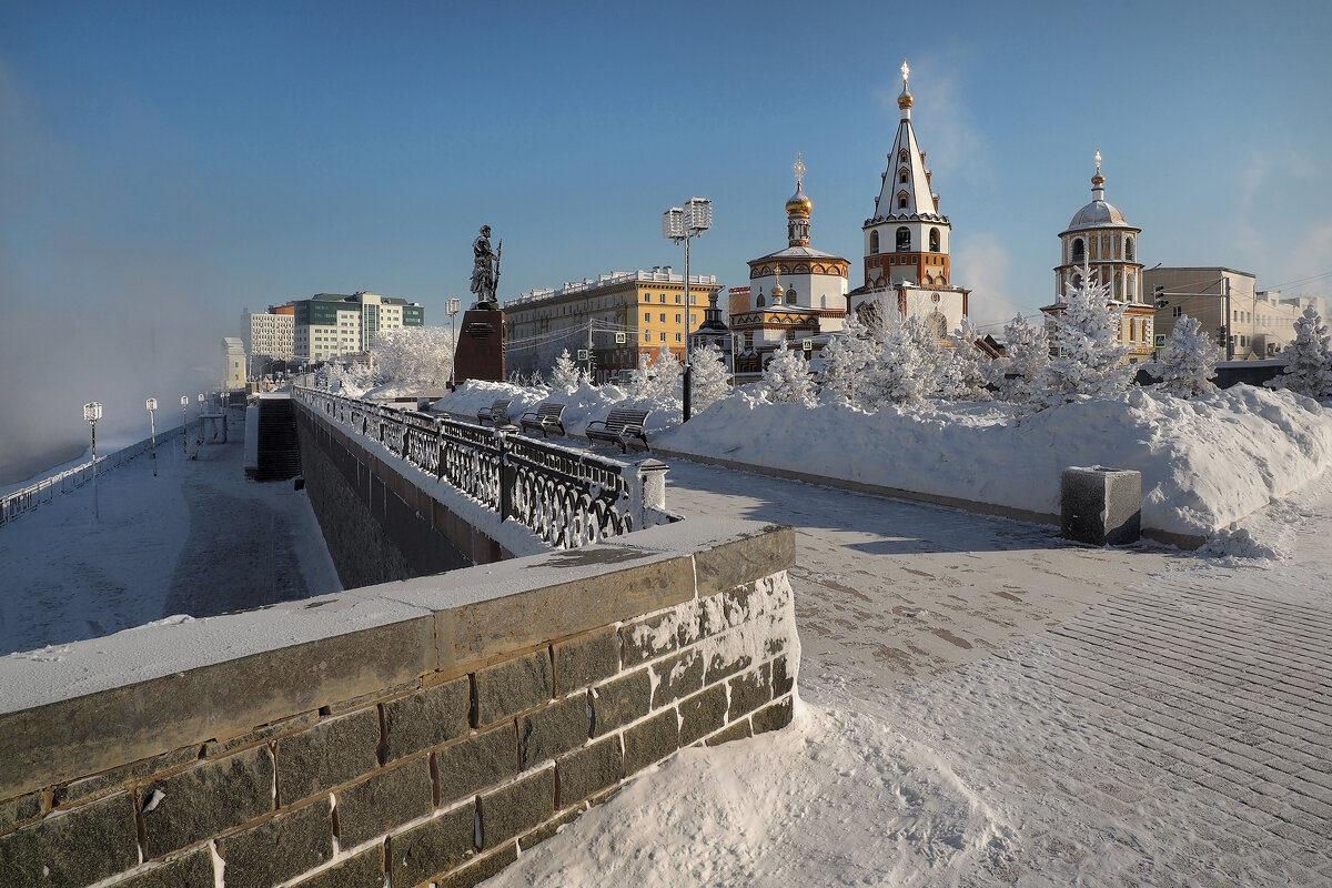 Зимний Иркутск - Александр Попов Зимний Иркутск - Александр Попов