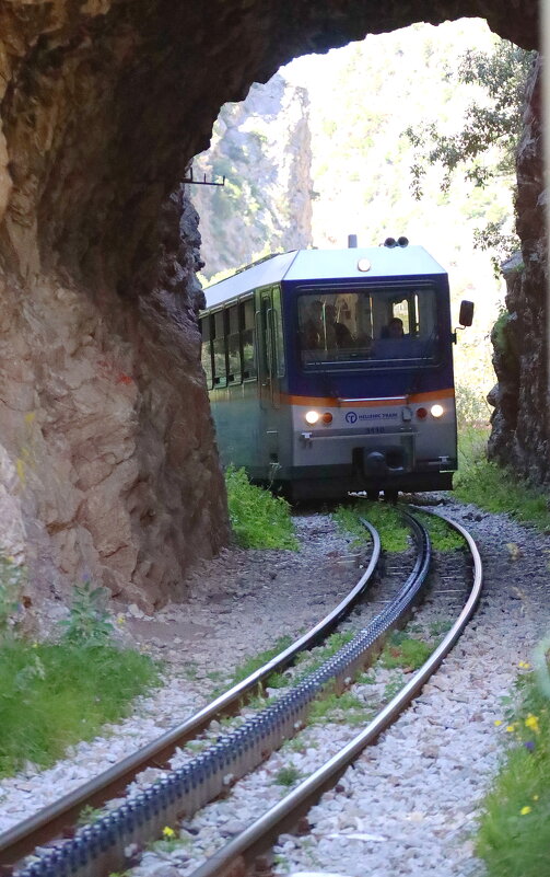 Зубчатая железная дорога Диакоптон — Калаврита. - Оля Богданович Зубчатая железная дорога Диакоптон — Калаврита. - Оля Богданович