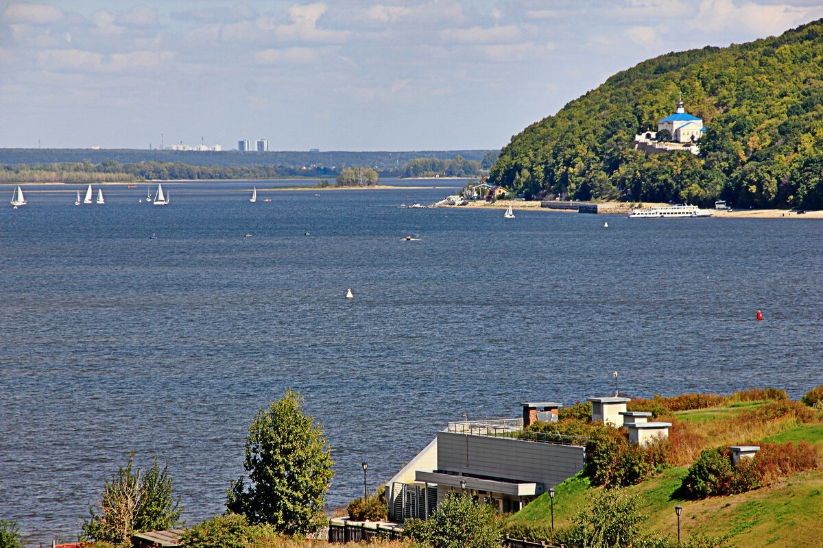 Вид на Волгу от Свияжска - Евгений Корьевщиков