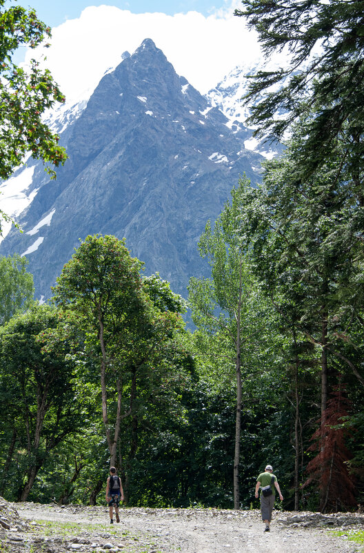 "Снова в горы и по тропам с рюкзаками за спиной" - Геннадий Фадеев