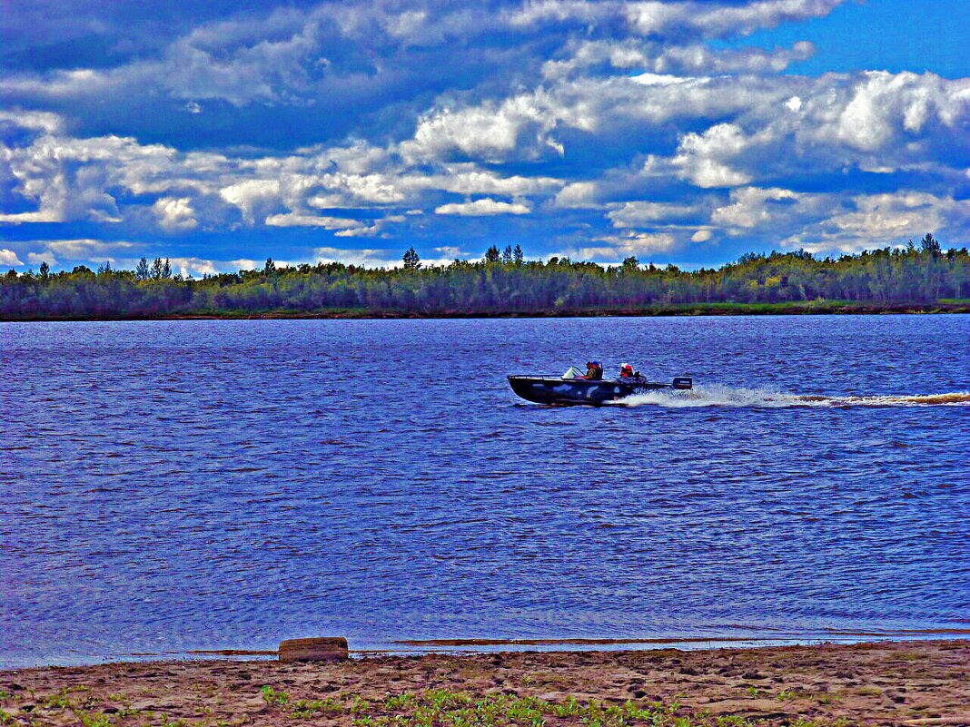 Май..Навигация на Юганской Оби открыта! - Владимир 