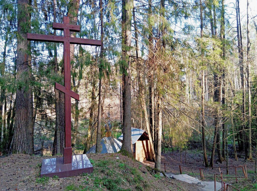 Крест у святого источника прп.Тихона - Алексей Р.