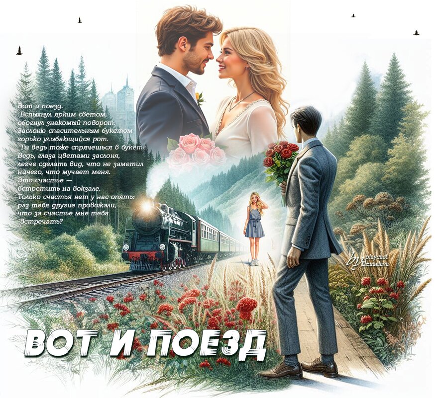 Вот и поезд... - elenaslava 