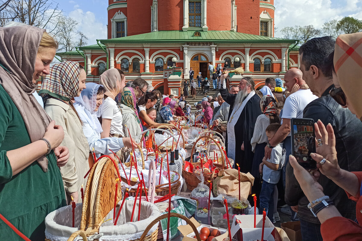 Благословление пасхальных продуктов. - Alexandr Gunin