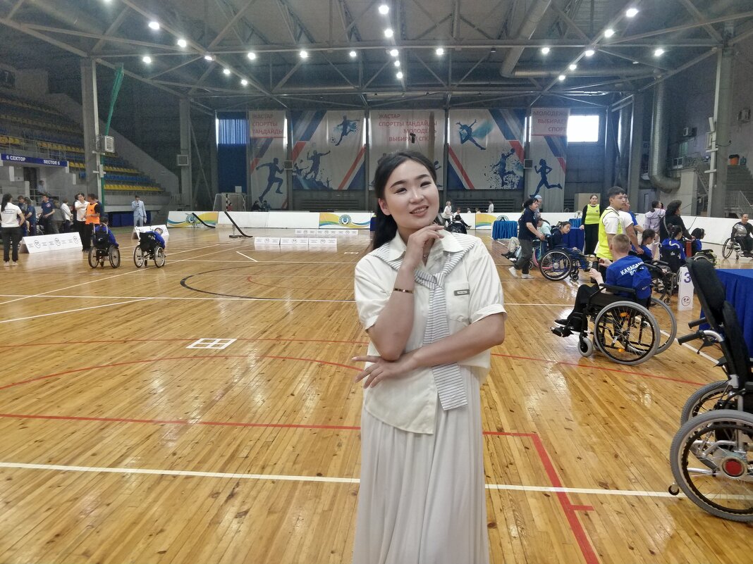 Девушка волонтёр.Кызылорда. - Андрей Хлопонин