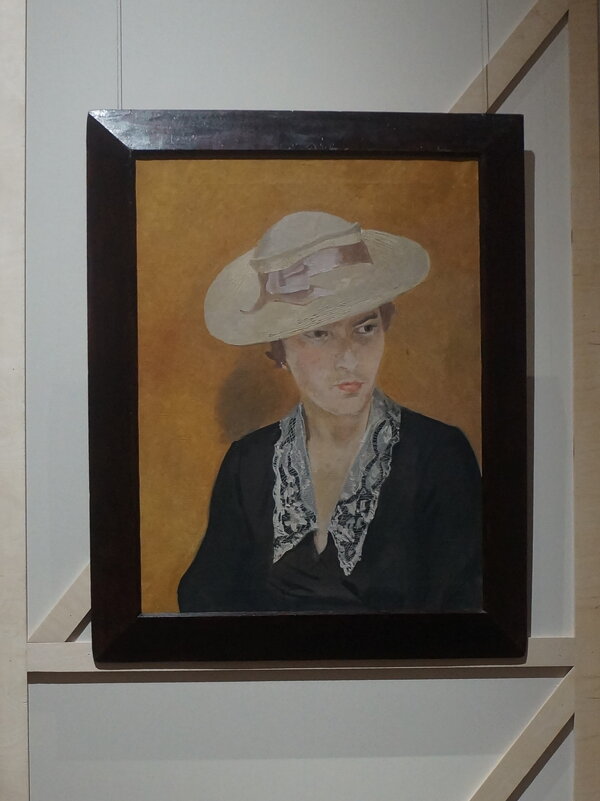 Портрет С.И.Л. в соломенной шляпе (спутница и модель художника Серафима Ивановна Лычёва) / 1935 - zavitok *