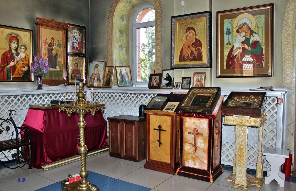 Интерьер Храма Казанской иконы Божьей Матери. - Восковых Анна Васильевна Интерьер Храма Казанской иконы Божьей Матери. - Восковых Анна Васильевна