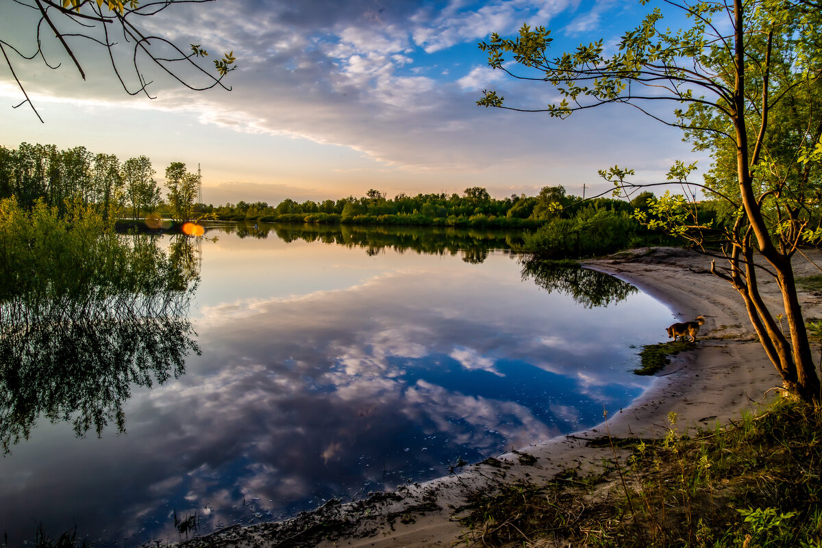 Закат на реке СОЖ - Андрей Сосновский