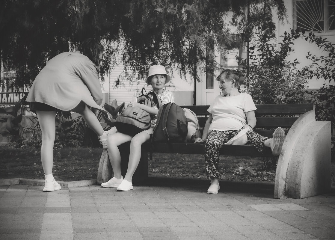 Поучительная беседа (чб) - Сергей Царёв