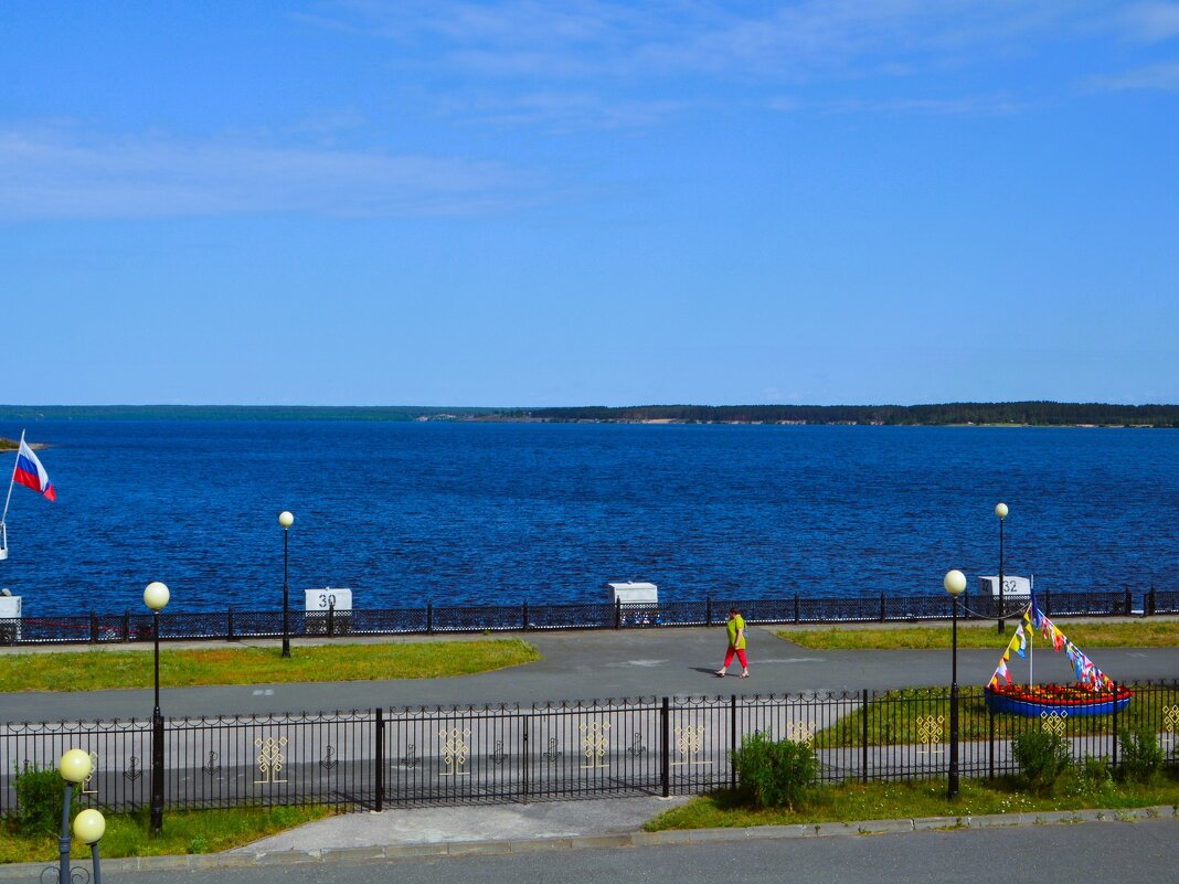 Чебоксары. Летнее утро на Чебоксарском водохранилище. - Пётр Чернега Чебоксары. Летнее утро на Чебоксарском водохранилище. - Пётр Чернега