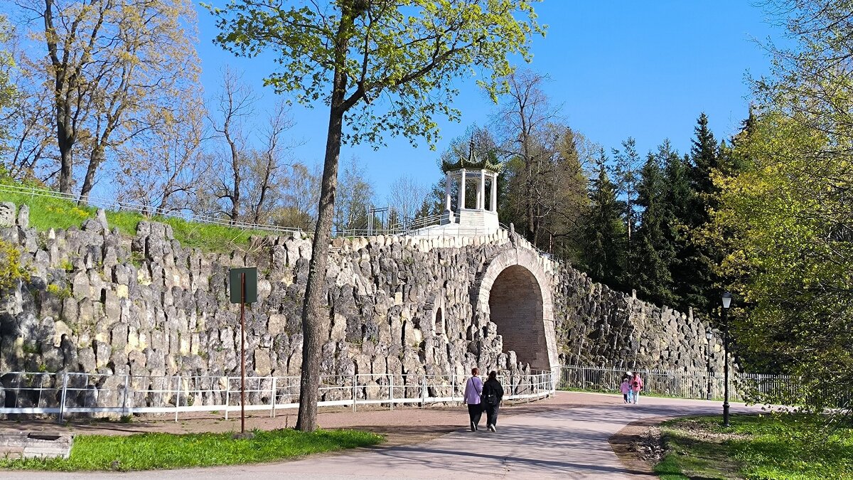 Пушкин. Мостик, соединяющий 2 парка. - Ольга Пушкин. Мостик, соединяющий 2 парка. - Ольга