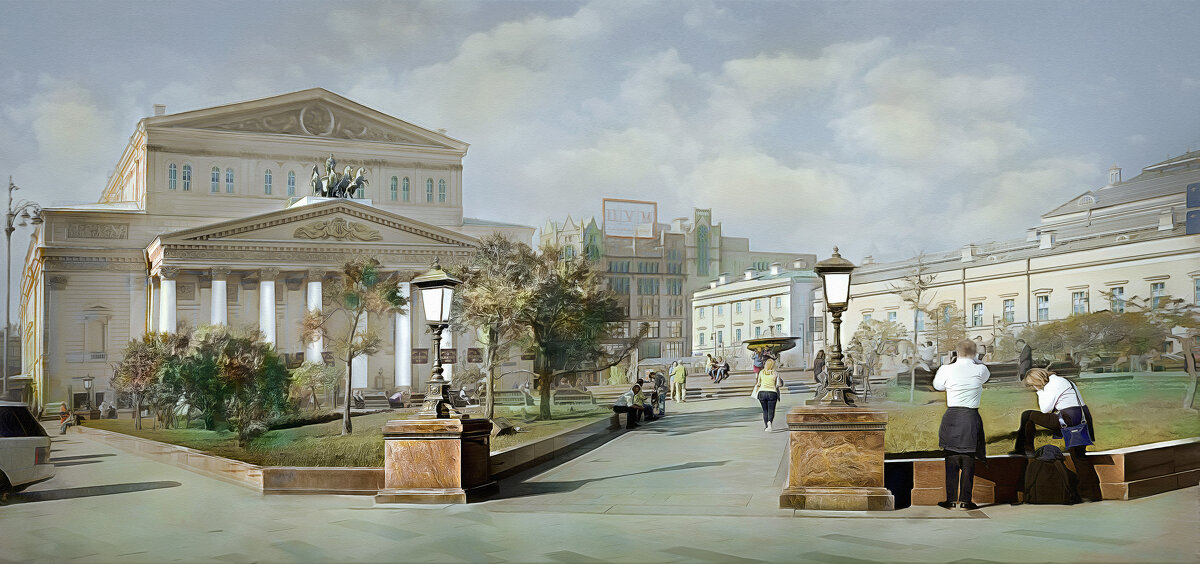 Москва. Театральная площадь. - В и т а л и й .... Л а б з о'в Москва. Театральная площадь. - В и т а л и й .... Л а б з о'в