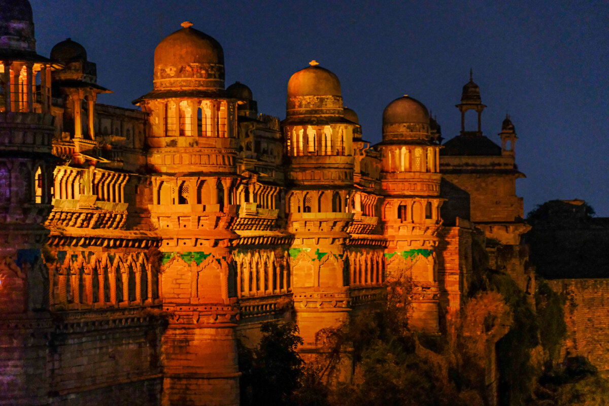 Освещение форта Гвалиор - Георгий А Освещение форта Гвалиор - Георгий А