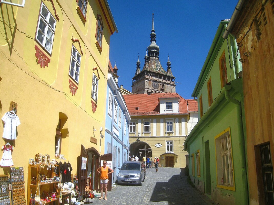 В центре города Сигишоара, Румыния. - unix (Илья Утропов)