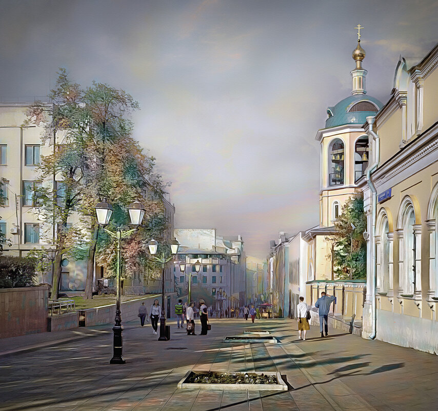 Москва. Столешников переулок. - В и т а л и й .... Л а б з о'в Москва. Столешников переулок. - В и т а л и й .... Л а б з о'в