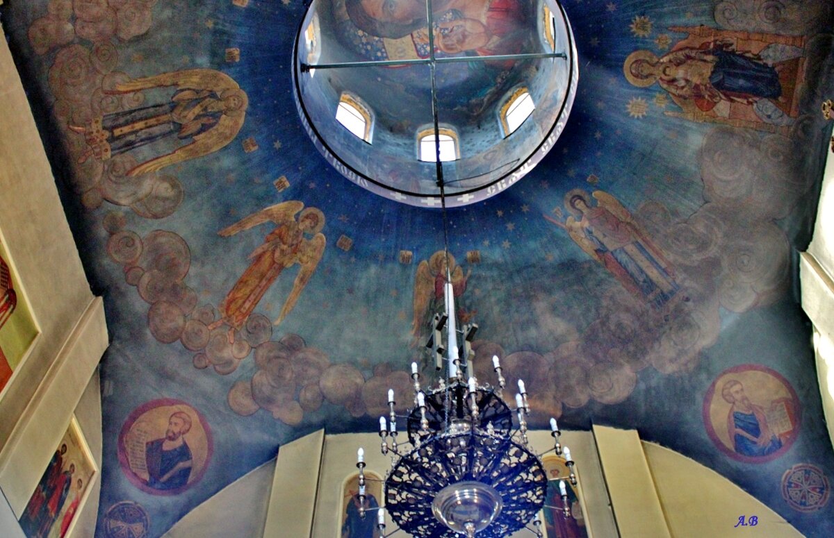 Потолочная роспись храма Казанской иконы Божией Матери г.Поворино Воронежская область. - Восковых Анна Васильевна Потолочная роспись храма Казанской иконы Божией Матери г.Поворино Воронежская область. - Восковых Анна Васильевна