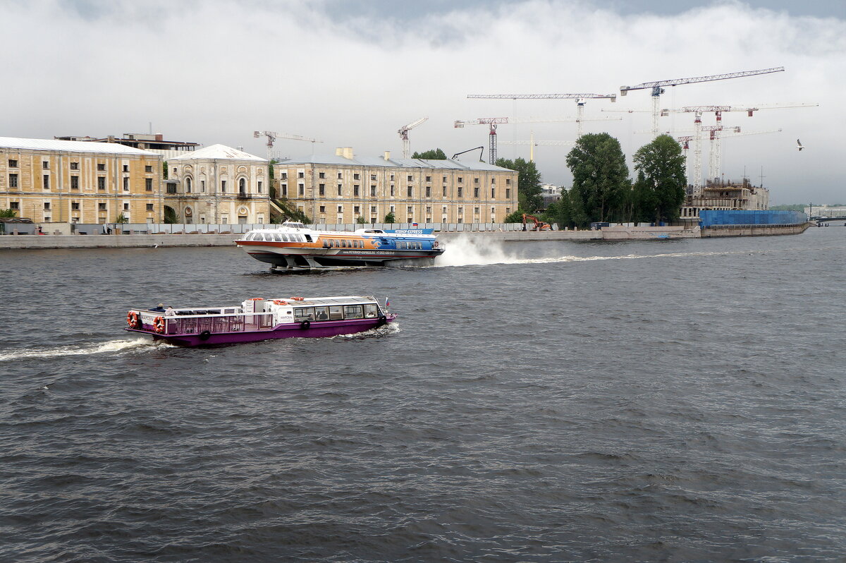 Вид с набережной Макарова Васильевского острова на Петроградскую сторону - zavitok *