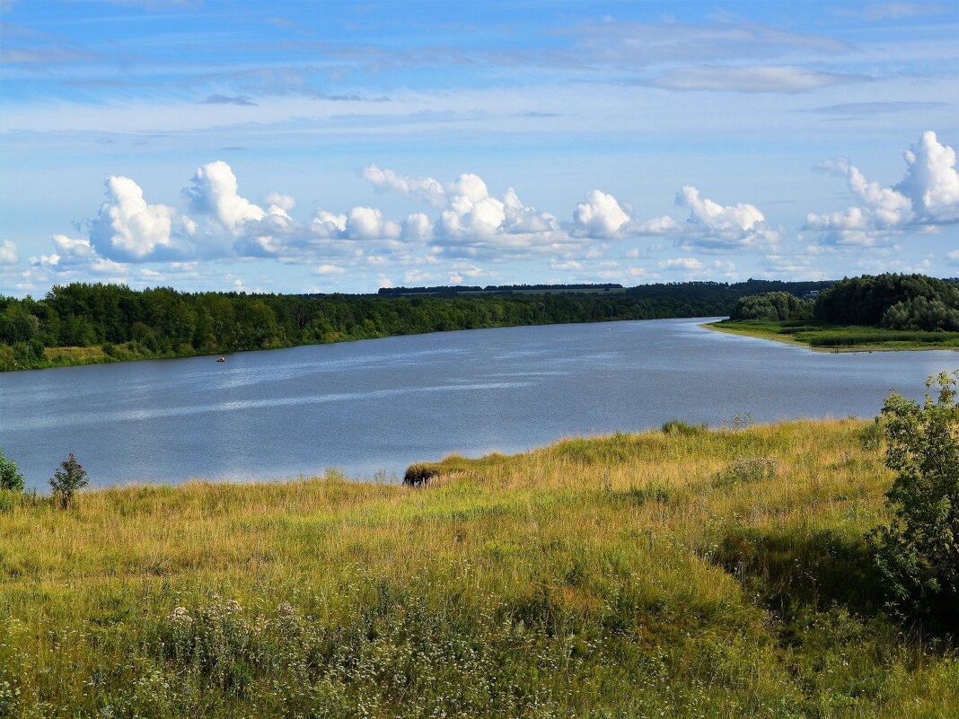Ядрин. Река Сура в восточных окрестностях города летом. - Пётр Чернега Ядрин. Река Сура в восточных окрестностях города летом. - Пётр Чернега
