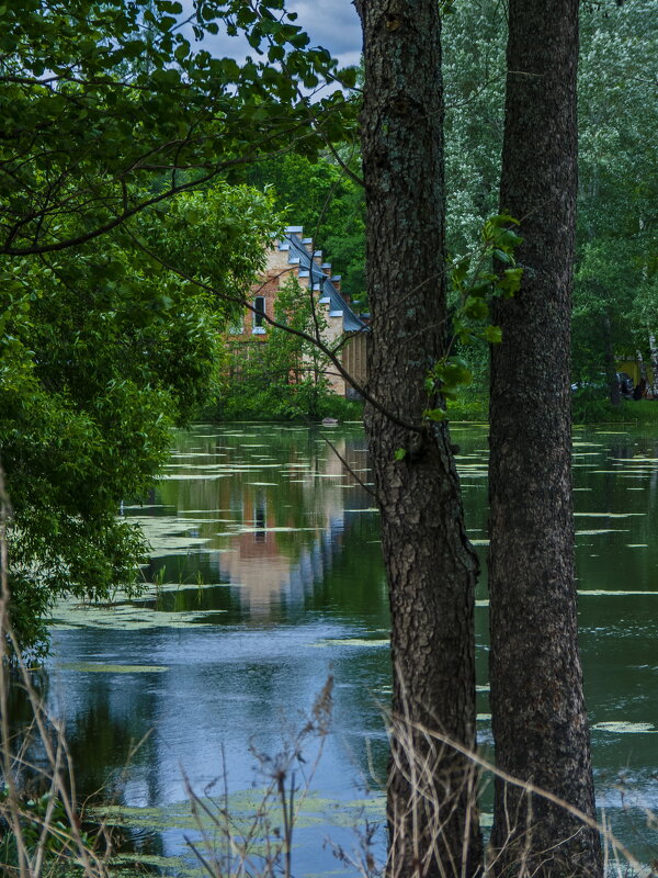 Пейзаж с ангаром - Наталья Rosenwasser Пейзаж с ангаром - Наталья Rosenwasser