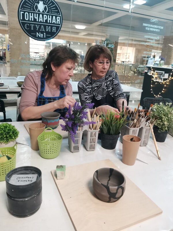 В гончарной студии - Алевтина В гончарной студии - Алевтина