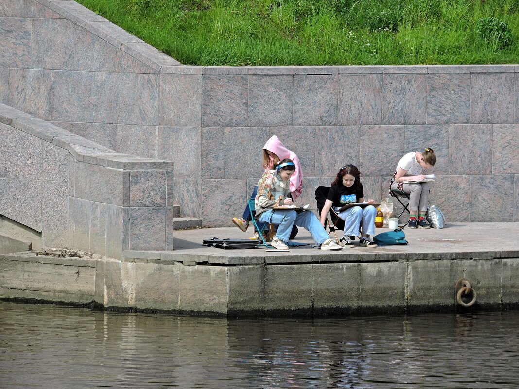 Летний пленэр у юных художников - Мария Васильева