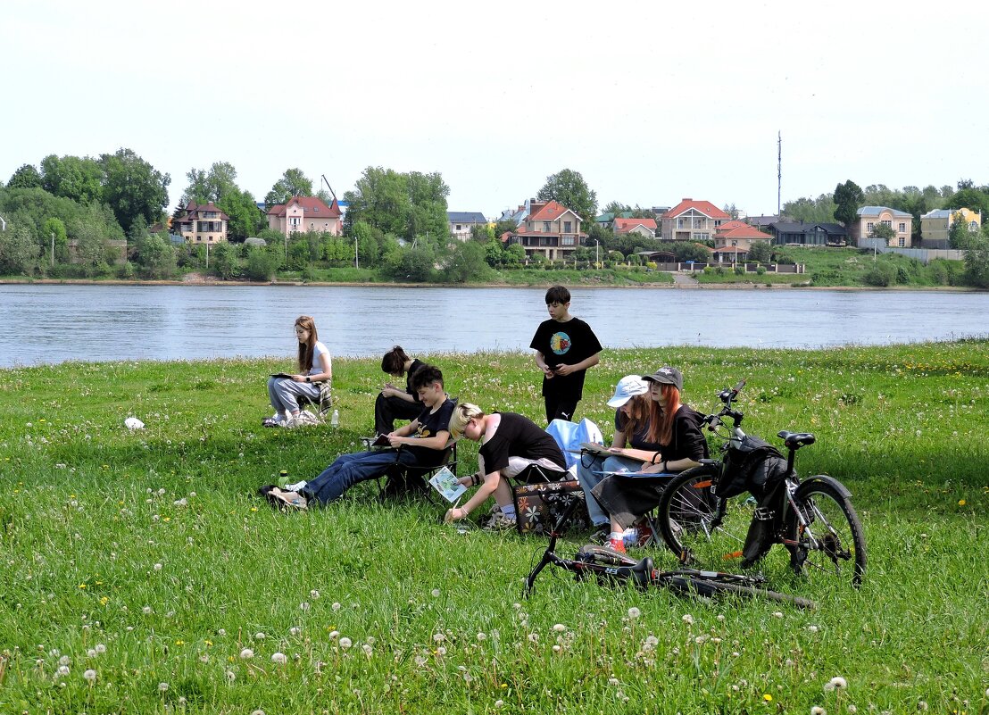 Летний пленэр у юных художников - Мария Васильева