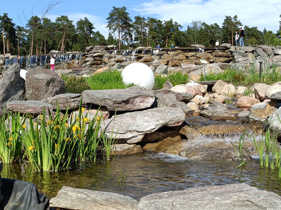 дизайнерское оформление водопада - Галина R... дизайнерское оформление водопада - Галина R...