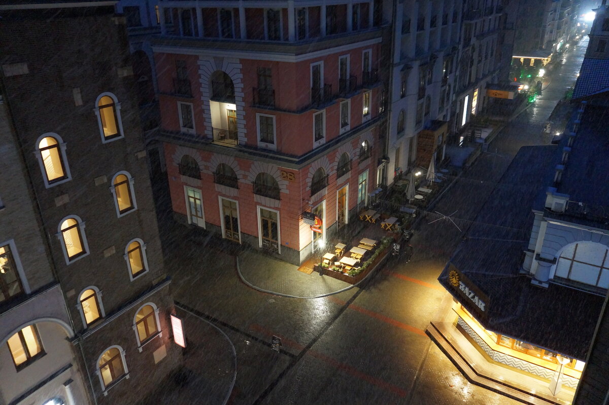 Снежная ночь на Красной Поляне - Мишель71 Снежная ночь на Красной Поляне - Мишель71