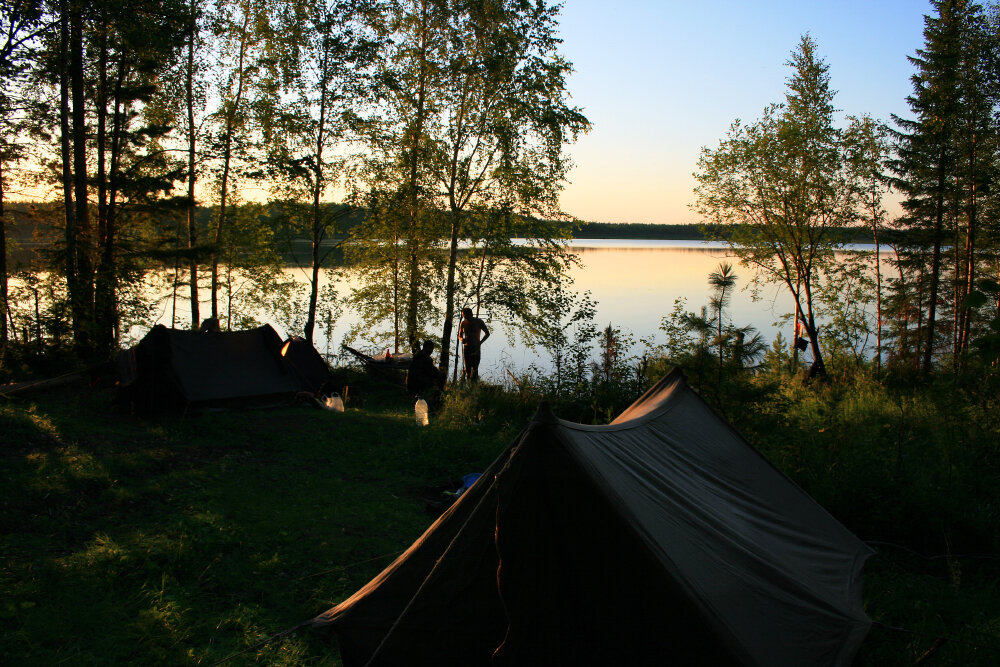 Наш полевой лагерь на озере - Галина Ильясова