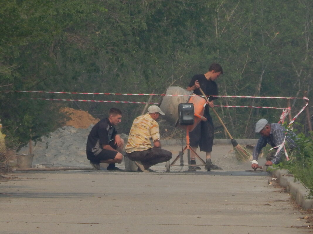 Ремонт набережной - Екатерина Панова Ремонт набережной - Екатерина Панова