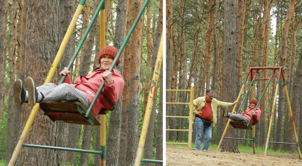 качели всем возрастам покорны - Лера 