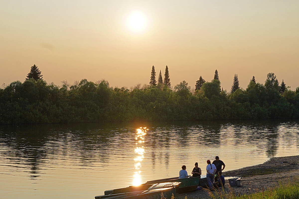 Тихий вечер над рекой, безмятежность и покой... - Галина Кан