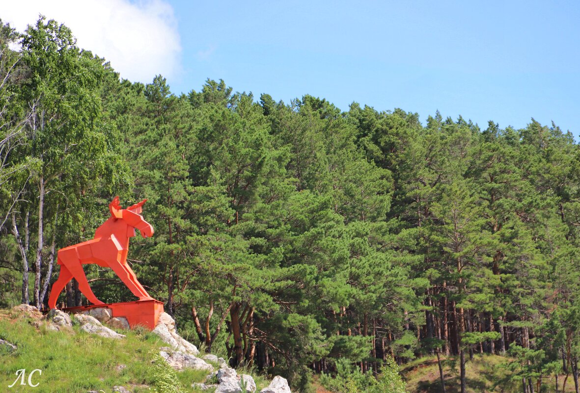 Скульптура лося - Любовь Сахарова