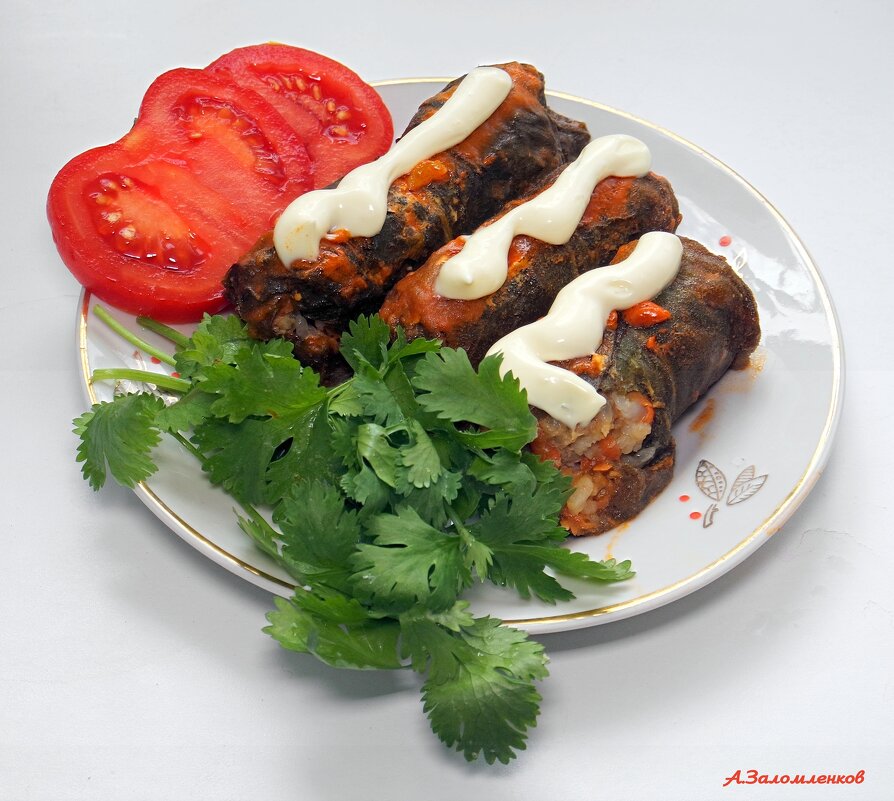 Долма из листьев медуницы..:-) - Андрей Заломленков Долма из листьев медуницы..:-) - Андрей Заломленков