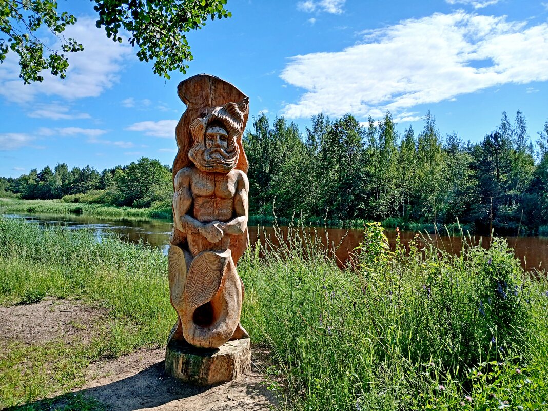 Погибшее дерево превратилось в произведение искусства. - Лия ☼
