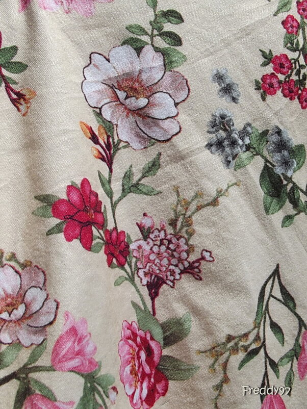 Цветы на текстиле - Freddy 97