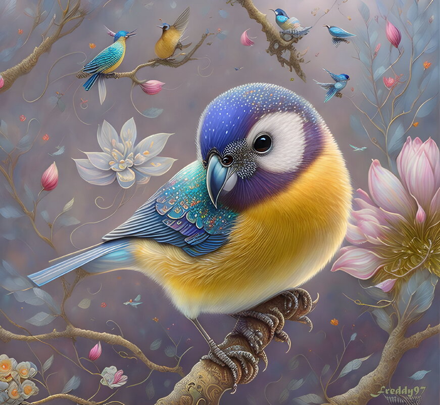 Летний день лазоревки - Freddy 97