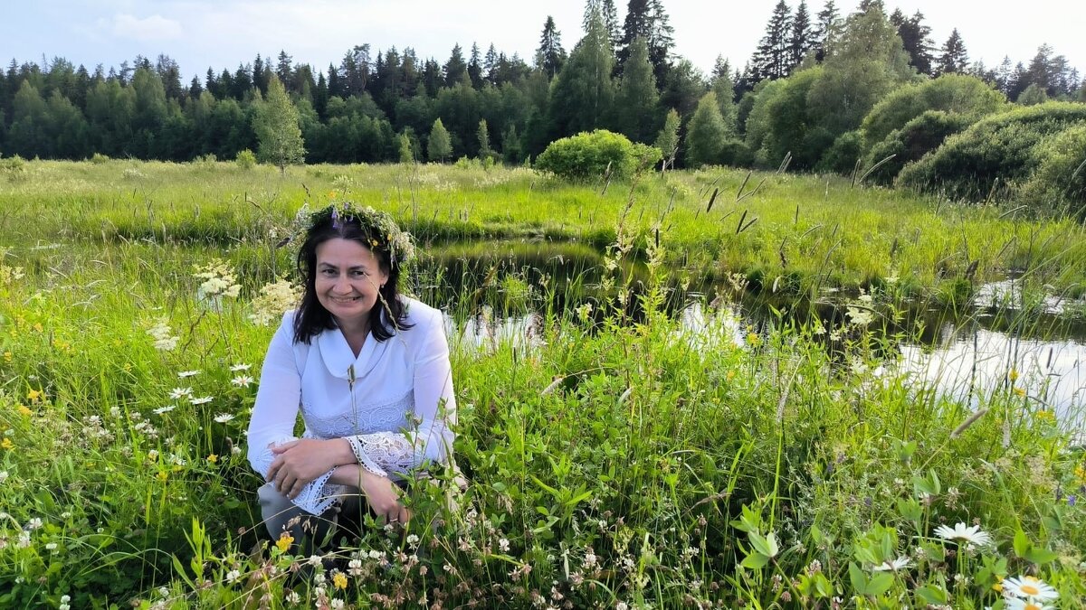 На празднике Ивана Купала. - Ольга 