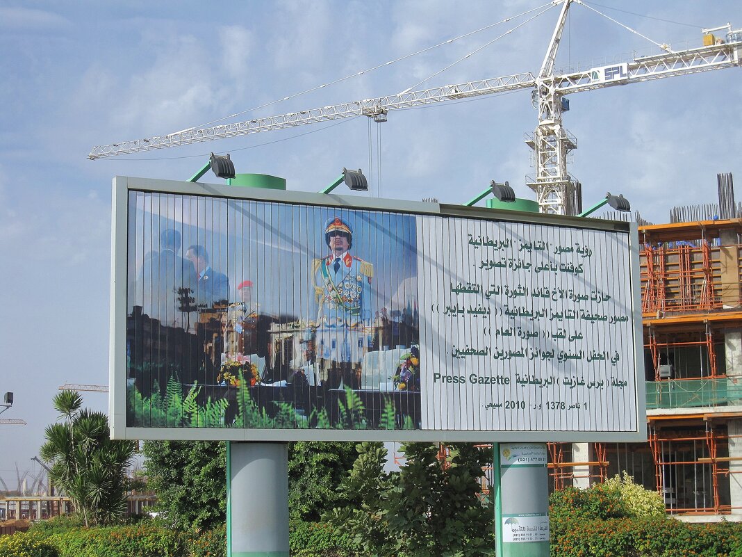 Вождь ливийскоого народа Муаммар Каддафи - unix (Илья Утропов)